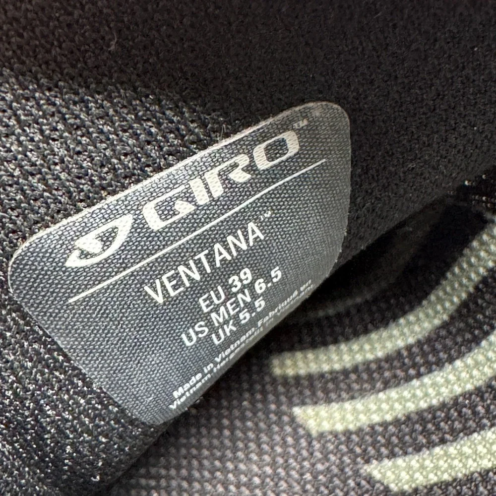 Giro Ventana MTB Gravel Cycling Shoe Boa Black Men's EU‎ 39 / US 6.5